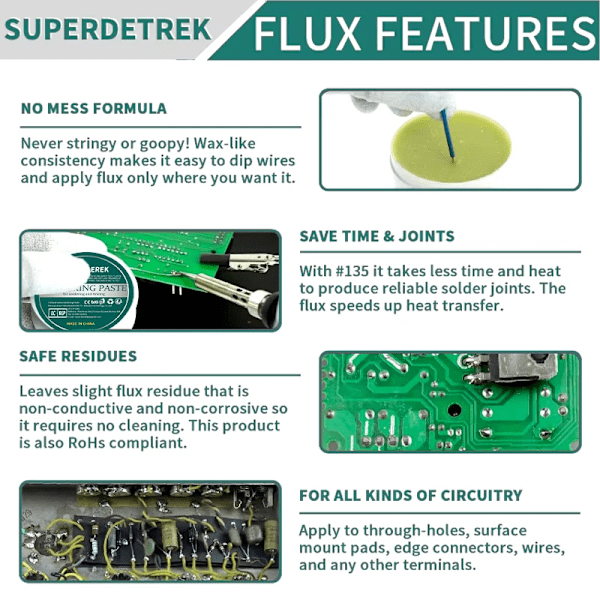 300g Lod Paste Kolofonium Flux Kolofonium Paste Llödning Flux