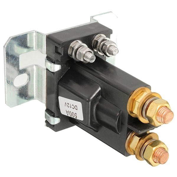 Dubbel Batteri Isolator Relä Start På/Off 4 Pin 500A 12V För Bil Strömbrytare