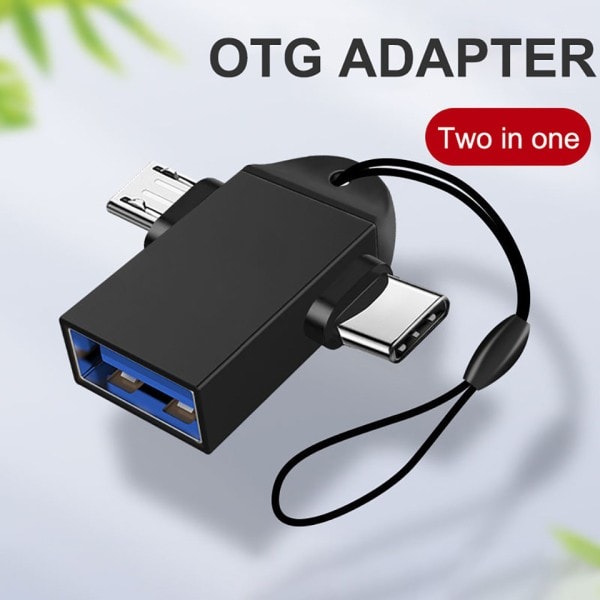 Mobil telefon adapter usb stik multifunktion to-i-én Android TYPE-C