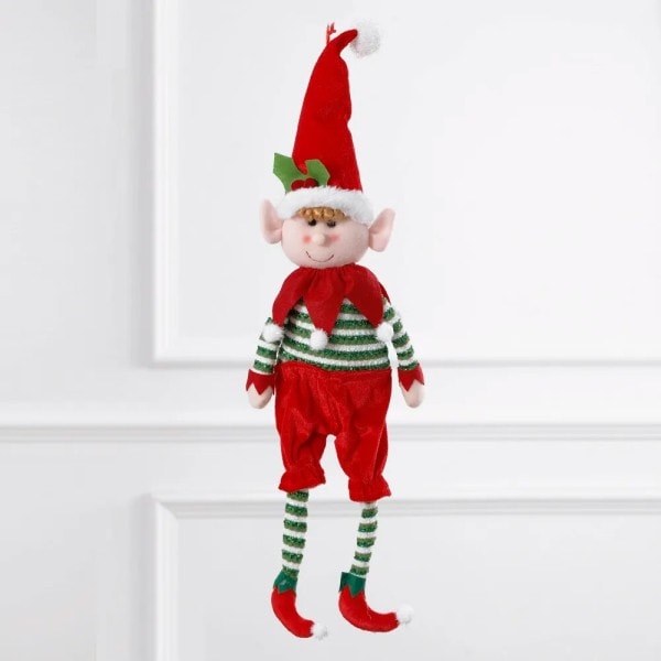 Jul plysch ben tomte docka prydnader pojkar och flickor tomtar leksak docka