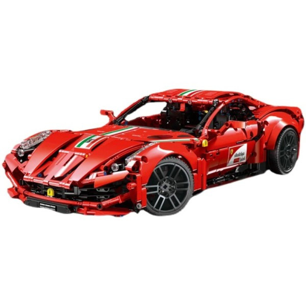 High-Tech Block Punainen F12 Urheilu Auto Malli Lapset lelu