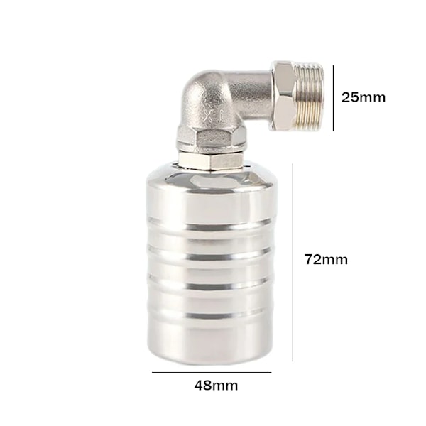 Rustfrit stål flydende kugle ventil automatisk vand niveau kontrol ventil 1/2 3/4 svømmer ventil vand tank