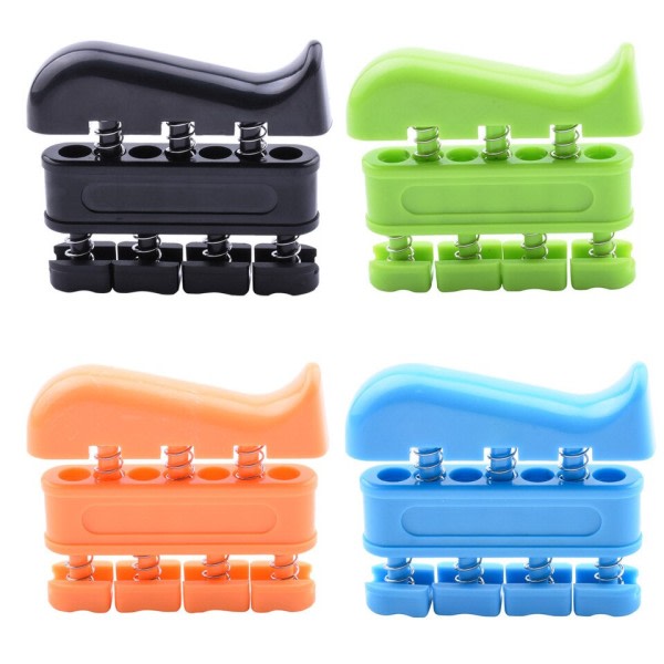 1PC Hand Grip Finger Tränare Strengthener Tvåvägs Fjäder Justerbar Kraft Träning Piano Gitarr Finger Träning Utrustning