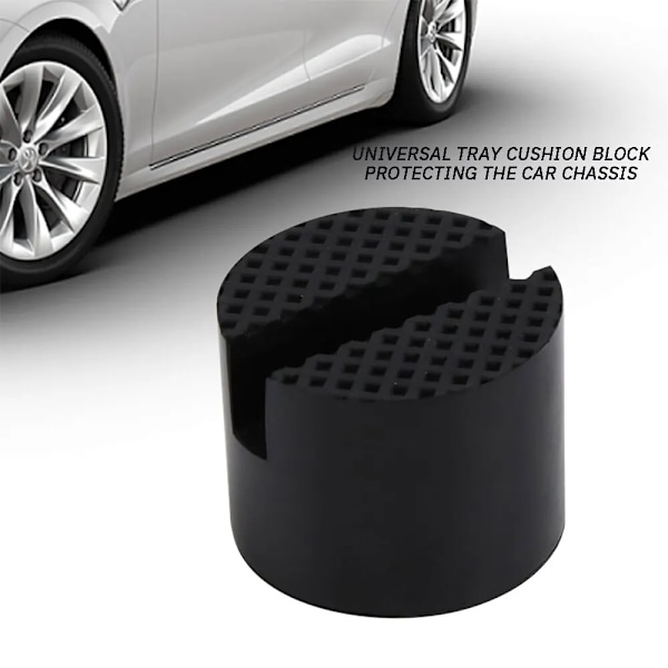 Universal Jack Gummi Stöd Kudda Slitstark Slitstark Bil Slitsad Ram Räls Golv Socket Adapter Lyft Gummi Bud