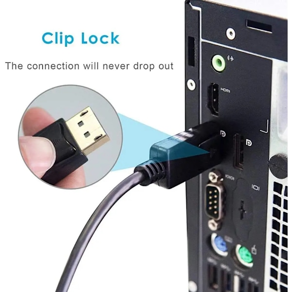 Display Port DP To HDMI Adapter Kabel Omvandlare