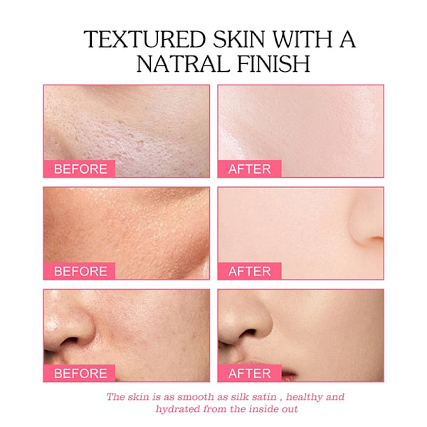 Makeup Foundation Dämpad Kosmetika Magic Foundation Täckande Osynlig Por Face Stick Foundation
