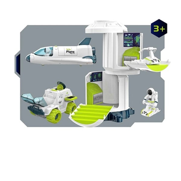 Puslespill Acousto Optikk Space Leker Space Modell Air Force Shuttle Space Station Rakett Aviation Series Toy