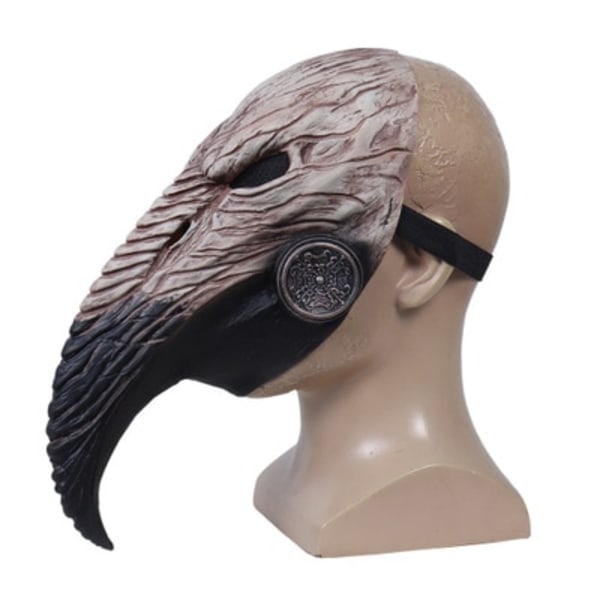 Halloween Steampunk Pest Doctor Maske Lang Næse Fugl Næb Latex Cosplay Maske