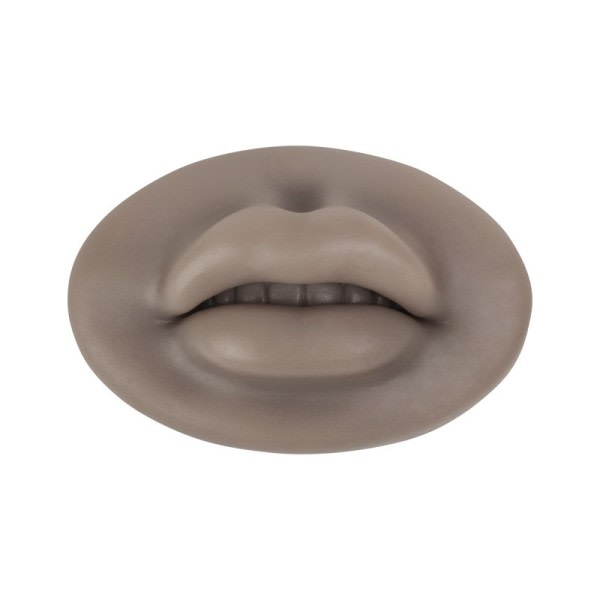 ett stykke Microblading Gjenbrukbar 5D Silicon Leppe Skin Practice European Solid For PMU Begynner