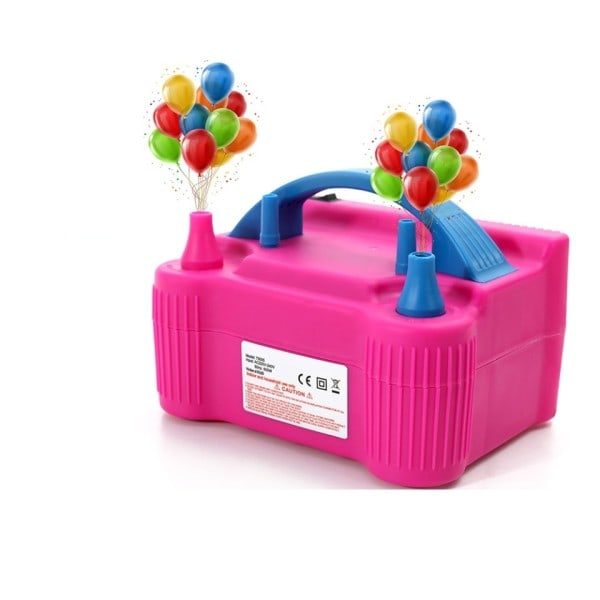 Ballong luft pump 110V eller 220V elektrisk hög effekt två munstycke luft blåsare