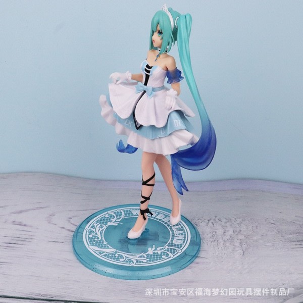 Anime Hatsune Miku Virtual Singer Manga Figurines Cinderella Hatsune Miku Pvc Action Figure