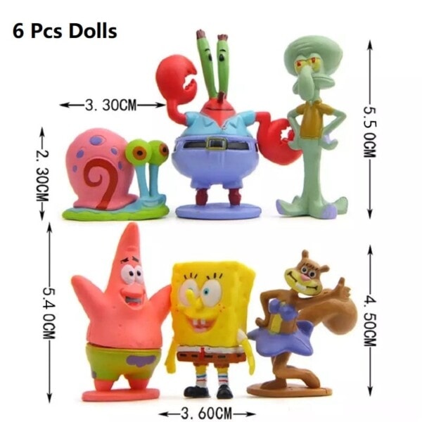 Undervanns SpongeBobs Akvarier Patrick Star Ananas Hus Tegneserie Fisk Tank