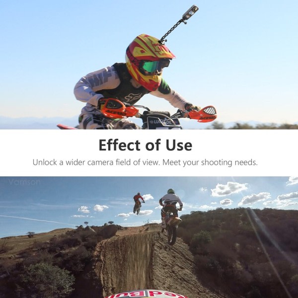 Insta360 Tillbehör Unicorn Hjälm Fäste med aluminium legering förlängning arm för GoPro