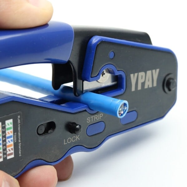 Rj45 crimper nettverk verktøy tang cat5 cat6 8p rg rj 45 ethernet kabel stripper pressing wire klemme