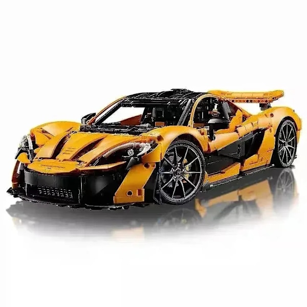 Super racing bil byggeblokker 1:8 modell super sport biler klosser leker