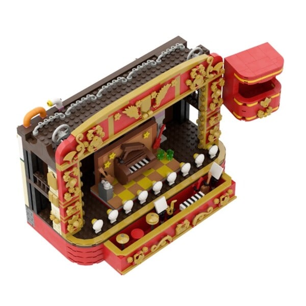 Puppet Scen Teater Byggnad Klossar Kit Kompatibelt Med 71033 Action Figurer