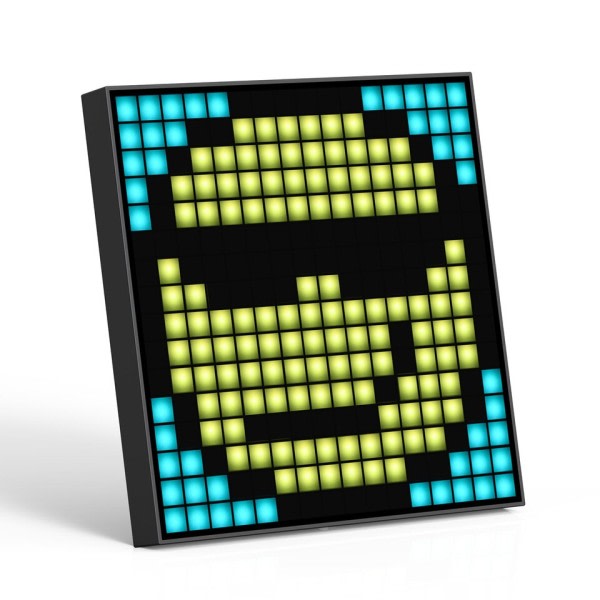 Pixel Art Digital Frame LED Display Klocka Hem Lightning Dekoration