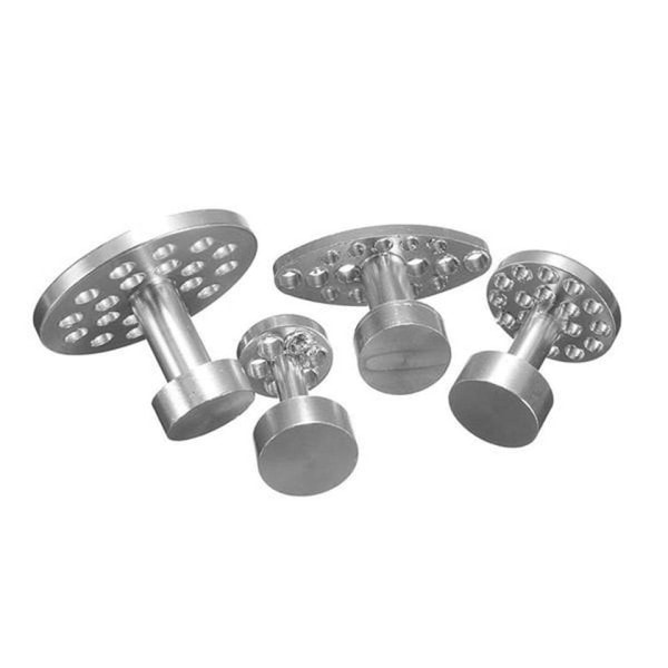 4st Bil Kaross Lackfri Dent Hagel Spänne Aluminium Legering Lim Puller Flikar Avlägsnare Bil Reparation Set