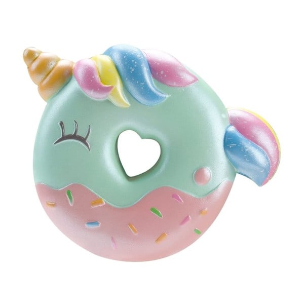 Antistress Söt Frukt Smiley Donut Squeeze Mjuk Squishy Långsamt stigande Söt Doftande Stress Lättnad