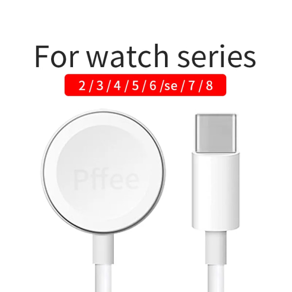 Kabel Til Apple Watch Oplader Trådløs Hurtig Opladning Station Magnetisk Dock