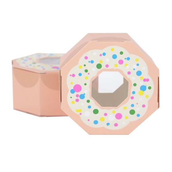 10 stk Donuts DIY Hexagon Candy Sjokolade Gave Eske