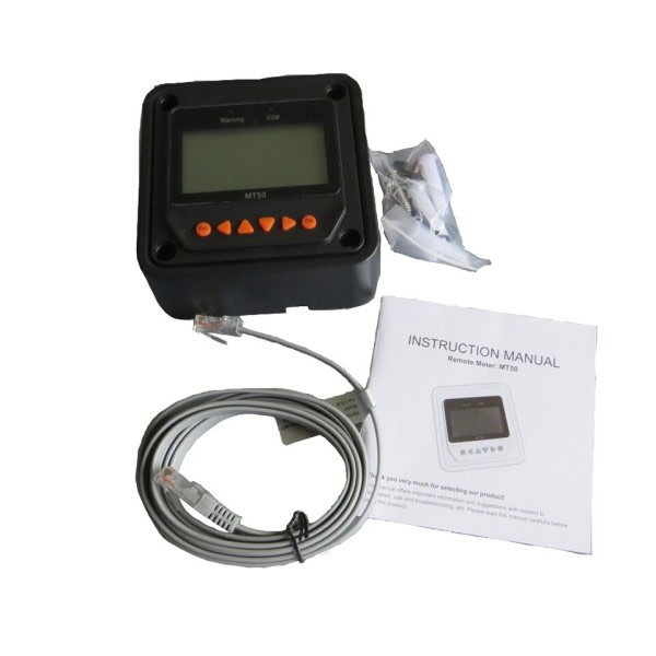 Fjernkontroll Meter Display For EPever MPPT Solar Charge Controller Med LCD Display