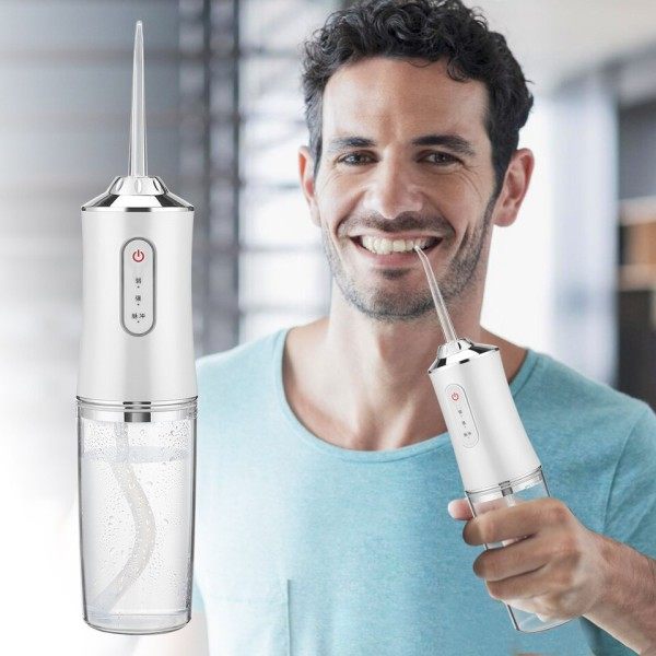 Oral Irrigator Portable Dental Water Flosser USB Rechargeable Water Jet Floss