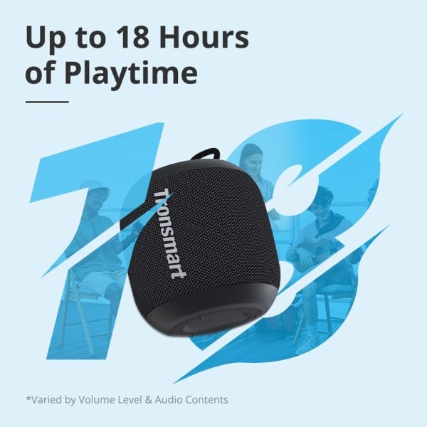 Mini kannettava kaiutin TWS Bluetooth 5.3 kaiutin tasapainotettu basso, IPX7 vedenpitävä,  LED tilat ulkokäyttöön