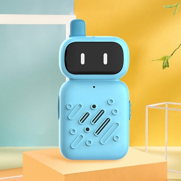 Walkie Talkie Legetøj Børn Elektrisk Interphone Sød Robot Oplader Walkie Talkie Håndholdt  Legetøj