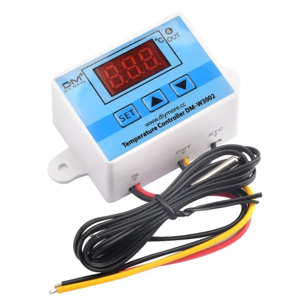 W3002 110V 220V LED Digital Temperatur Controller Termostat Termoregulator Sensor Måler Køleskab Vand Opvarmning Køling