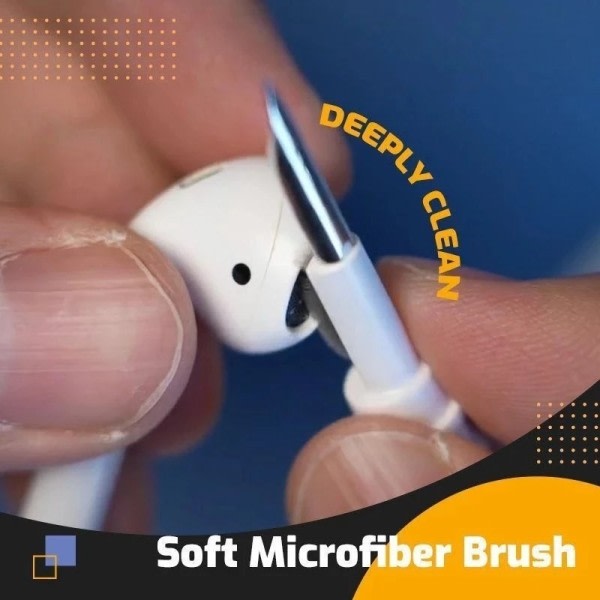 Bluetooth Øretelefoner Rengjøringsverktøy for Airpods Pro 3 2 1 Durable Earplus Case Cleaner Kit