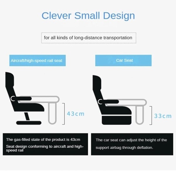 Flygplan Bil Säng Barn Uppblåsbar Småbarn Flygplan Säng Baby Rese Plan Säng med Hand Pump