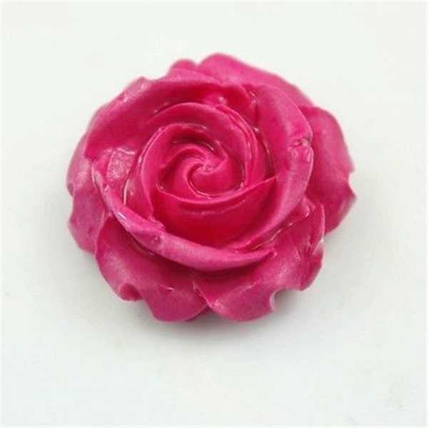 3D Rose Blomst Silikon Mugg