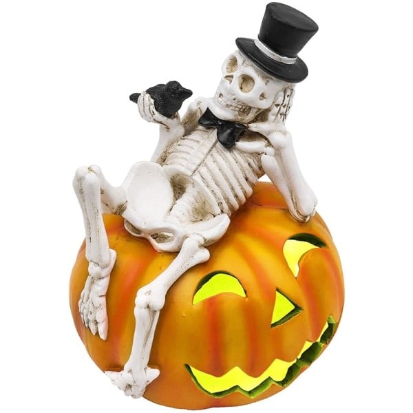 Halloween retro kurpitsa kallo lyhdyt LED valo juhlat koristeet akku virta kannettava kurpitsa yö valo