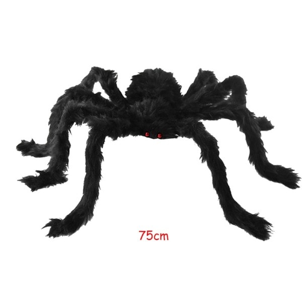 Kauhu Jättiläinen Musta Pehmo Hämähäkki Halloween juhlat koristelu rekvisiitta Lapset Lapset lelut