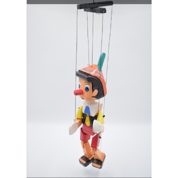 Træ 20 cm og  24  cm  Pinocchio Safe Legetøj Dukke