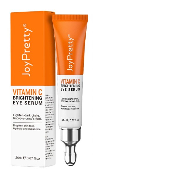 JoyPretty Vitamin C Eye Cream Anti mørke sirkler øye pose fasthet fuktighetsgivende Whiteing Massager rynke øye serum