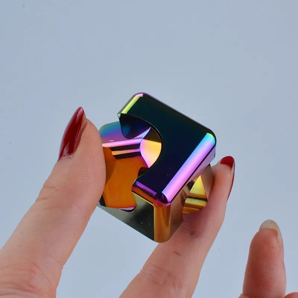 Fargerik magnetisk  fidget spinner stress avlastning leker for barn