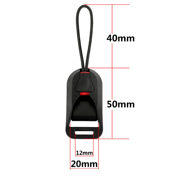 Rund Shape Quick Release Connector Med Base for Kamera Skulderrem Nakke Håndledd Sony Canon Nikon Panasonic Fujifilm Olympus