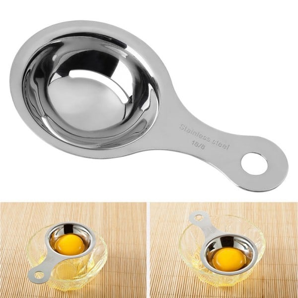 Rostfritt Stål Ägg Vit Separator Verktyg