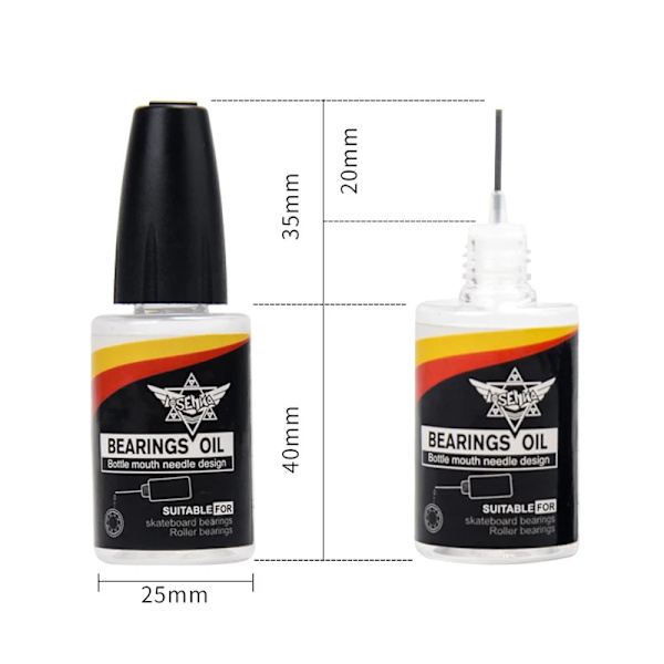 1 flaske Skateboard Lejer Smøremiddel Reparation Olie 20ml