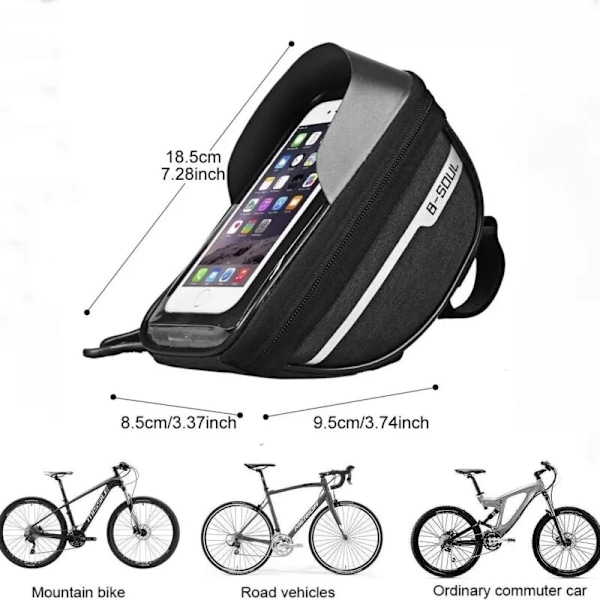 1L Ramme Forside Top Rør Cykel Taske Styr Mtb Touch Skærm Cycli Cykel tasker & ng Taske