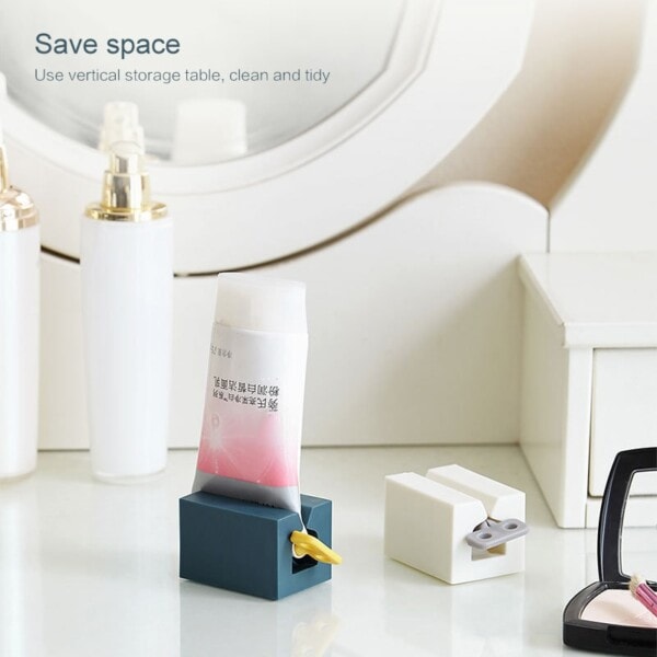 Tandkräm Dispenser Silicon Bottom Rullande Rymd Spara Squeezer