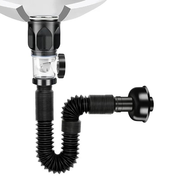 Flip-Top Kök diskbänk Avlopp Infällbar Deodoriserande Filter Flexibel Drunpipe Badrum Handfat Anti Täppa Kök Tillbehör