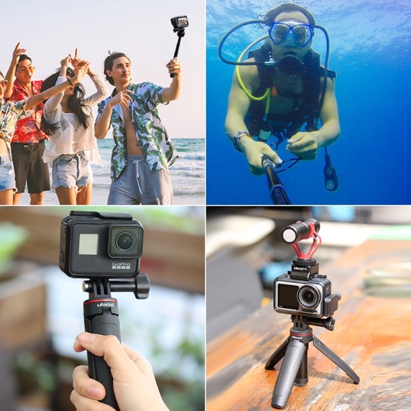 Förläng Gopro Vlog Stativ Mini Portabelt Stativ för Gopro Hero 11 10 9 8 7 6 5