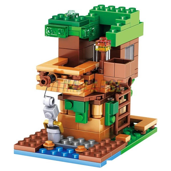 The Villages Huset Svin Alex Zombie Action Bygningsblokke Klassisk Model Sæt Klodser Børn sæt