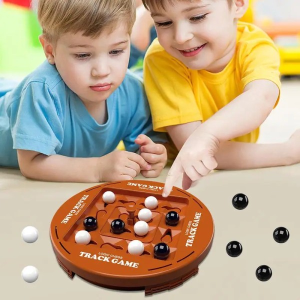 Marble Board Spel Utbildning Strategi Orbit Logic Board Spel 2 Spelare Snabb Strategi Spel Spår Logik Board För Fun Familjen Spel