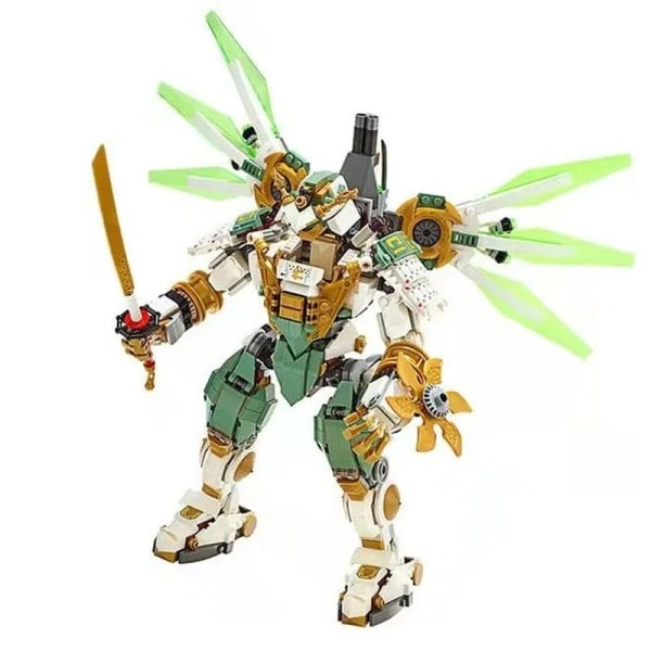 Titan Mech Mech Set Byggklossar Kompatibla med gör-det-själv pussel födelsedagsleksaker julgåvor
