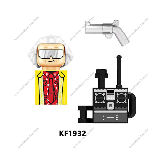 Filmer Tillbaka Till Framtiden Marty McFly Doc Brown Marty Dr. Emmett Tecknad film Minifigurer Action Toy