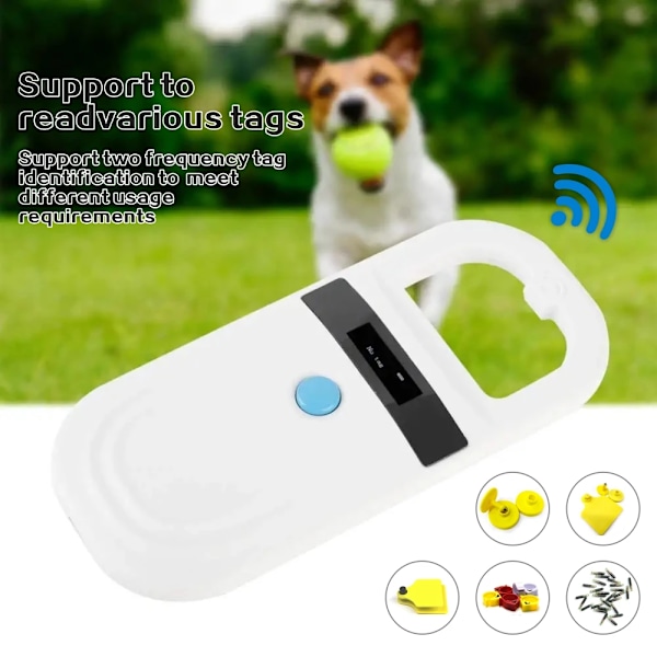 Pet Scanner Dyr Pet Id Reader Chip Transponder Usb Rfid Håndholdt Mikrochip Scanner